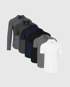 True ClassicNeutral Hues Shirt 6-Pack