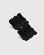 Pack de 6 calcetines invisibles negros