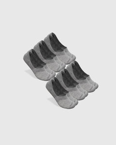 True ClassicHeather Gray Never Show Socks 6-Pack