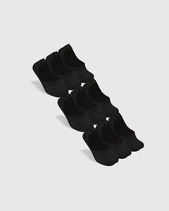 True ClassicBlack Never Show Socks 9-Pack