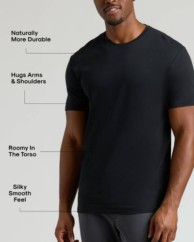 Tall Pima Cotton Blend Crew