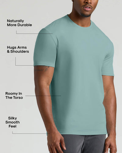 Tall Pima Cotton Blend Crew