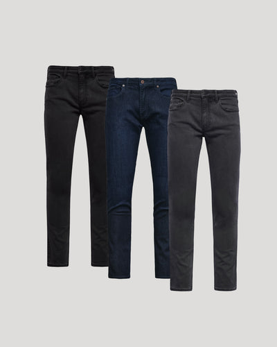 Slim Comfort Stretch Jeans 3-Pack