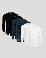 Long Sleeve Crews 6-Pack