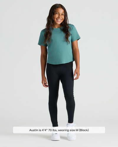 Girls Foldover Leggings