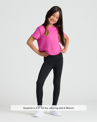 Girls Foldover Leggings