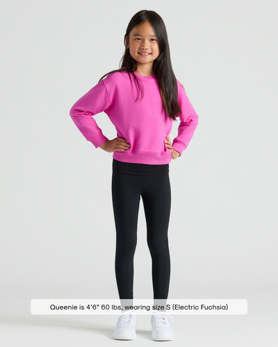 Girls Slouch Pullover Crew