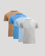 Seasonal Premium Pima Crews 4-Pack