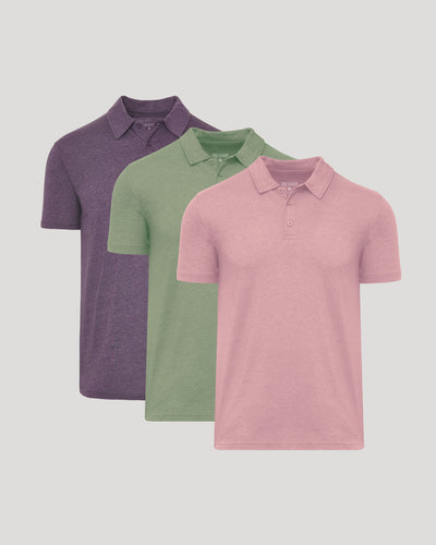 Seasonal Short Sleeve Classic Polo 3-Pack