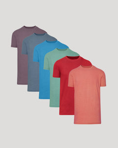 True ClassicFull Rotation Short Sleeve Tall Classic Crew 6-Pack