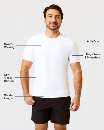 Short Active Crew Neck