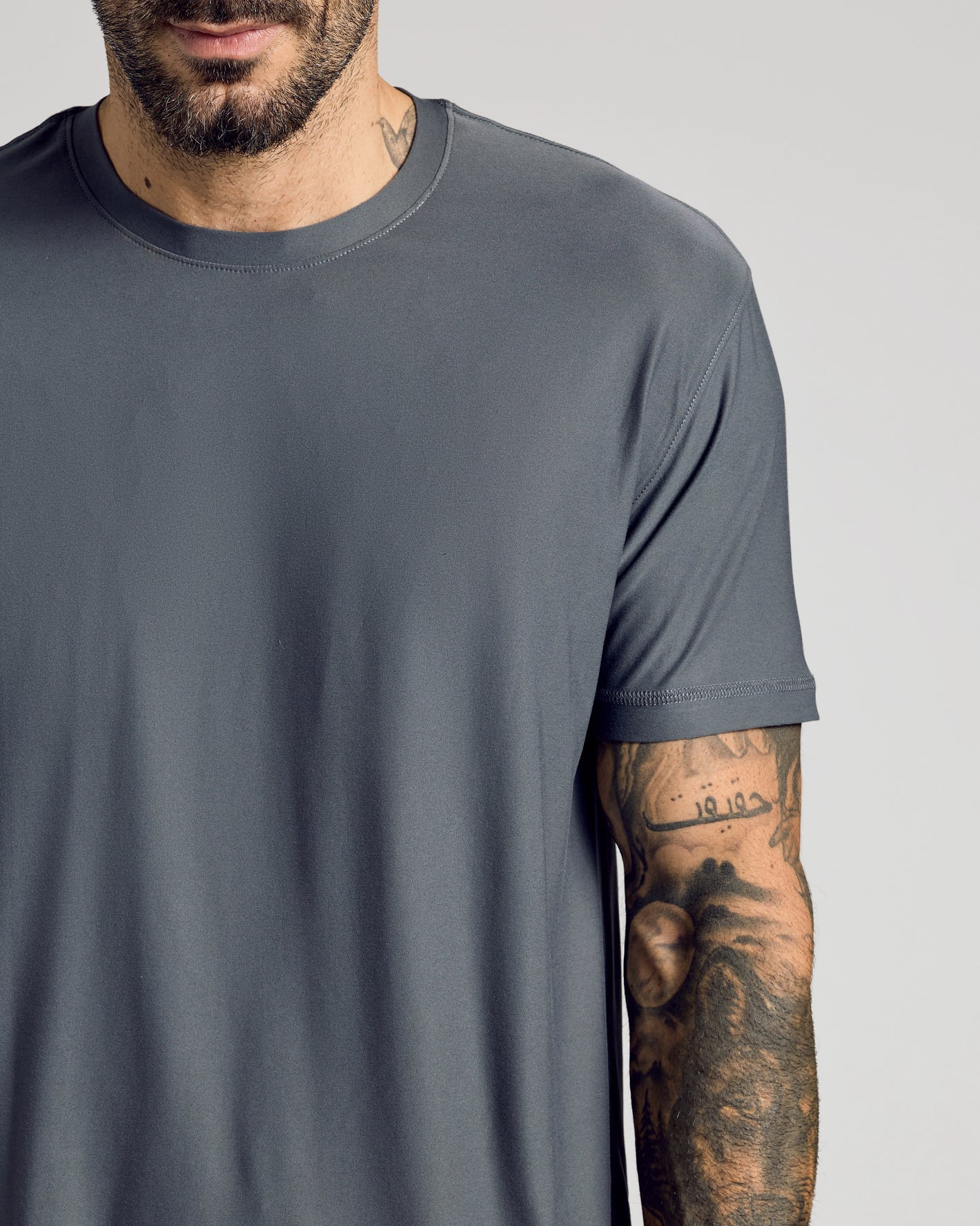 Carbon Active Crew Neck Tee