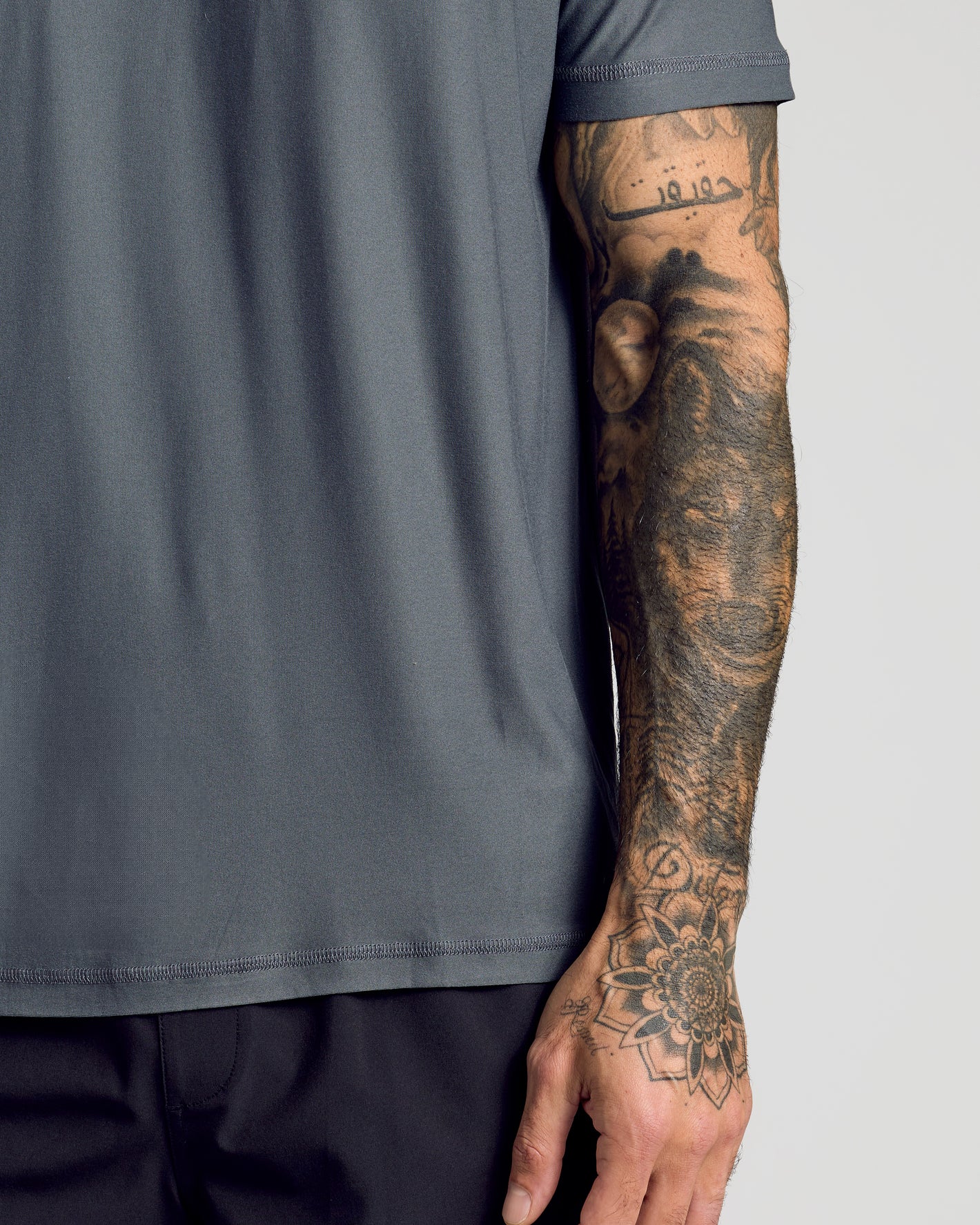 Carbon Active Crew Neck Tee