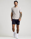 True Classic Men’s Active Crew Neck T-Shirt on tattooed male model.