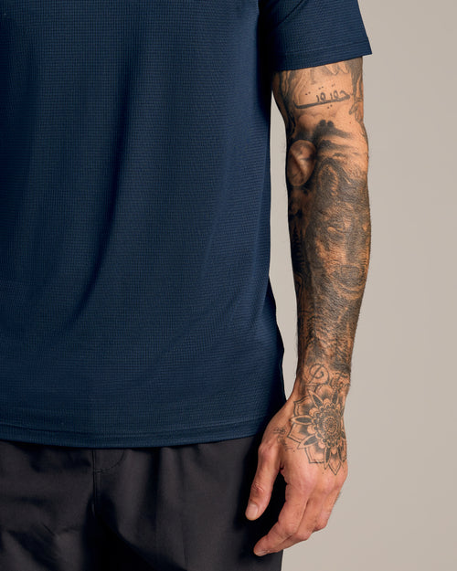 Navy Active Mesh Crew