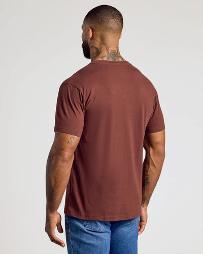 Classic V-Neck - Dark Chocolate