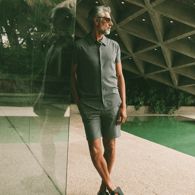 7" Comfort Knit Chino Shorts - Carbon