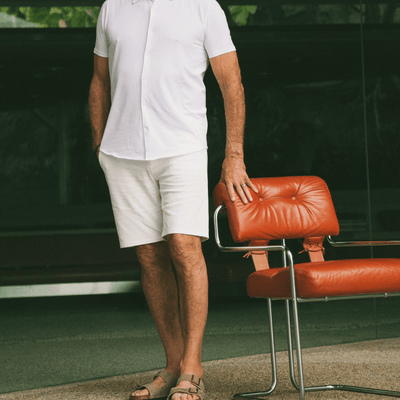 9" Komfort‑Strick‑Chino‑Shorts