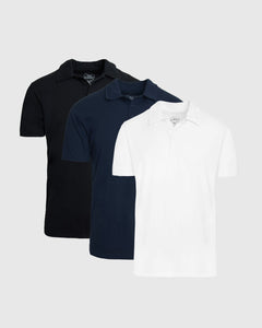 True ClassicStandard Short Sleeve Polo 3-Pack