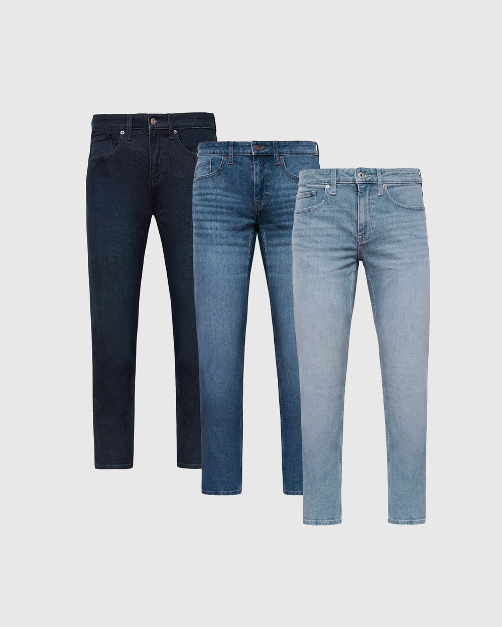 Staple Slim Authentic Stretch Jeans 3-Pack