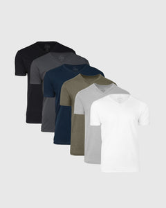 True ClassicStaple Short Sleeve V-Neck 6-Pack