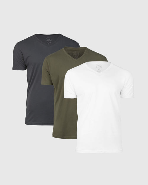 Staple Short Sleeve V-Neck Tee 3-Pack