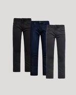 Straight Comfort Stretch Jeans 3-Pack
