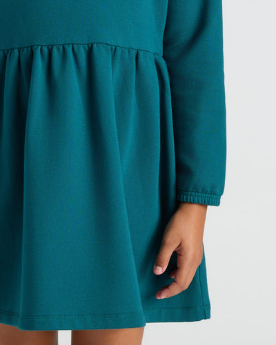Girls Long Sleeve Fleece Dress