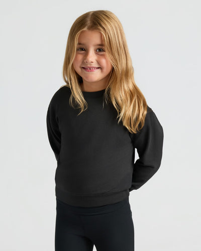 Girls Slouch Pullover Crew