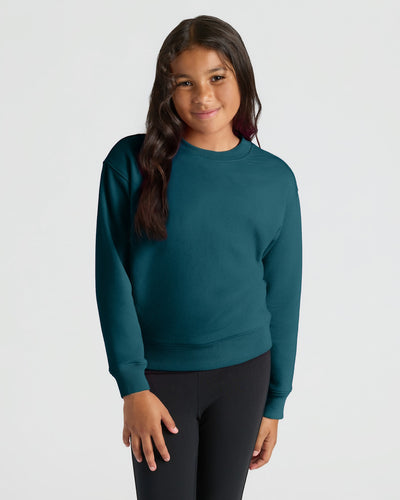 Girls Slouch Pullover Crew