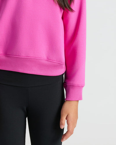 Girls Slouch Pullover Crew