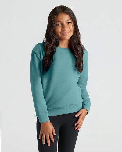 Girls Slouch Pullover Crew