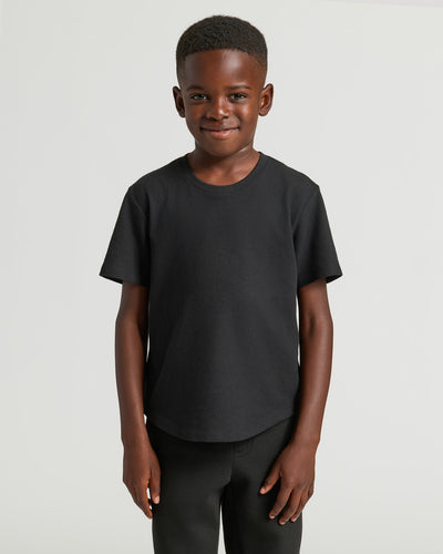 Boys' Crew Neck Tee - Black