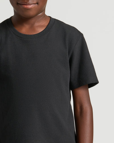 Boys' Crew Neck Tee - Black