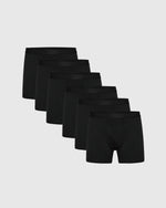 Lot de 6 boxers noirs avec braguette