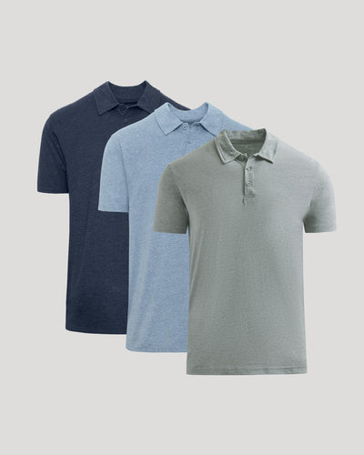 Klassisches Polo (3‑Pack)
