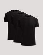 All Black Heavyweight Crew 3-Pack