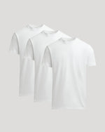 All White Heavyweight Crew 3-Pack