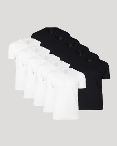 Camiseta clásica cuello en V