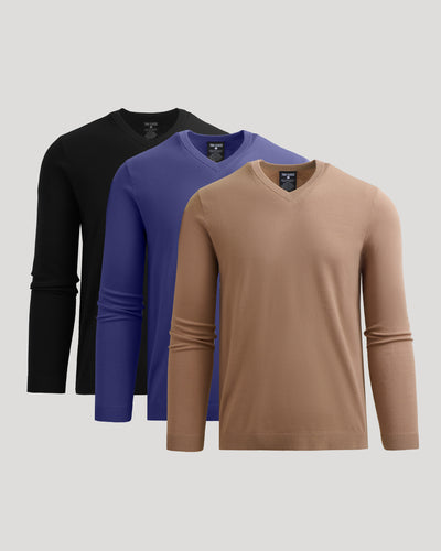 Dressy V‑Neck Sweater