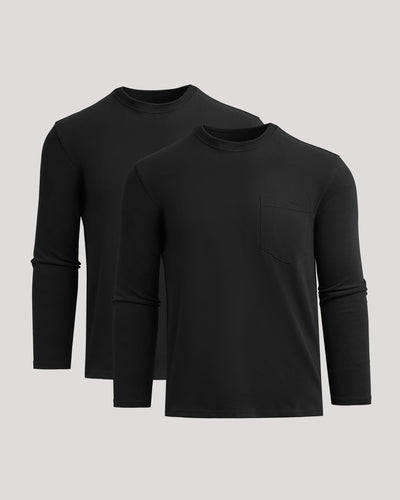 Heavyweight Long Sleeve Pocket Crew