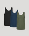Men's Sleeveless Active Mesh Performance Tank Top for Gym and Outdoor Training.