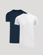 Tall Pima Cotton Blend Crew 2-Pack