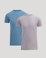 Tall Pima Cotton Blend Crew 2-Pack