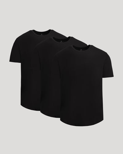 Short Classic Curved Hem Crew