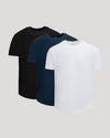 Short Classic Curved Hem Crew 3-Pack