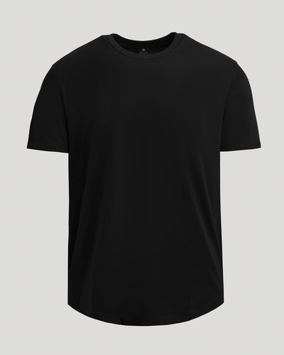 Short Classic Curved Hem Crew