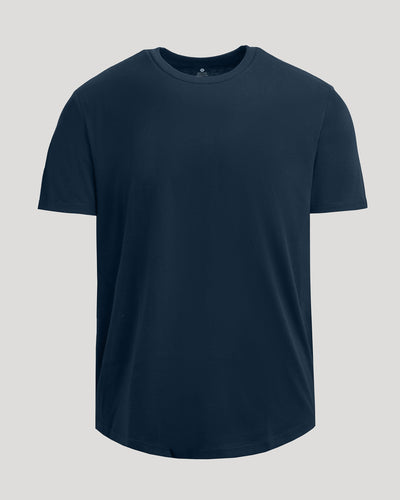Short Classic Curved Hem Crew