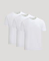 All White Short Heavyweight Crew 3-Pack