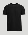 Black Short Active Crew Neck